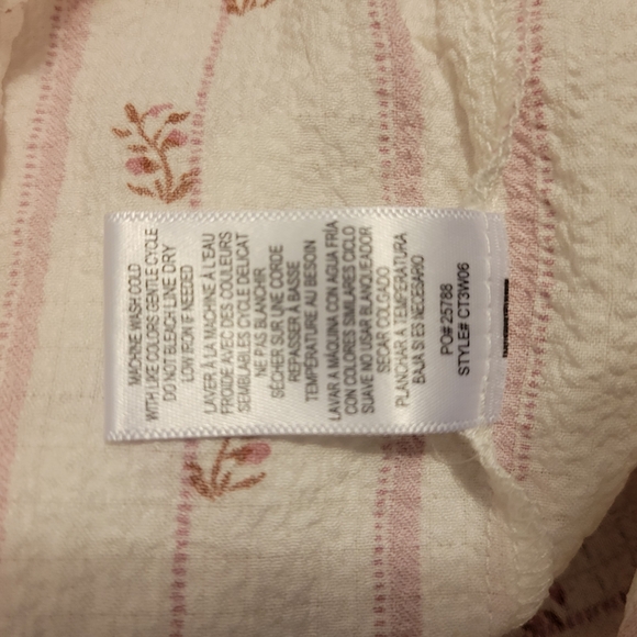 Hiatus Women's Striped Floral Blouse - Cream - Picture 5 of 6